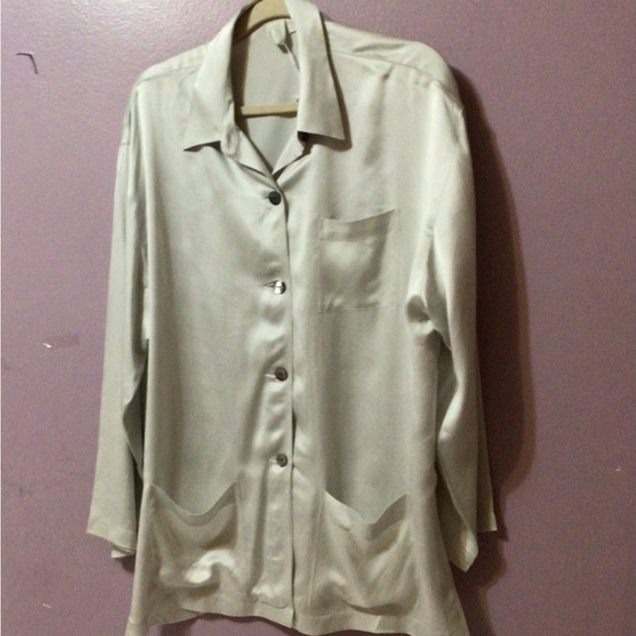 CW Clifford & Willis Silk Blouse - Picture 2 of 4